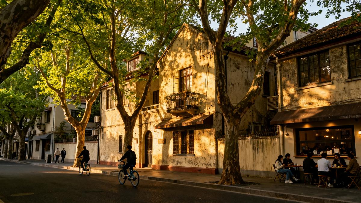 French Concession tree-lined streets